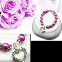 pet accessories heart rhinestone puppy dog cat pearl necklace pearl premium puppy bow tie dog decorations pets acessorios perros