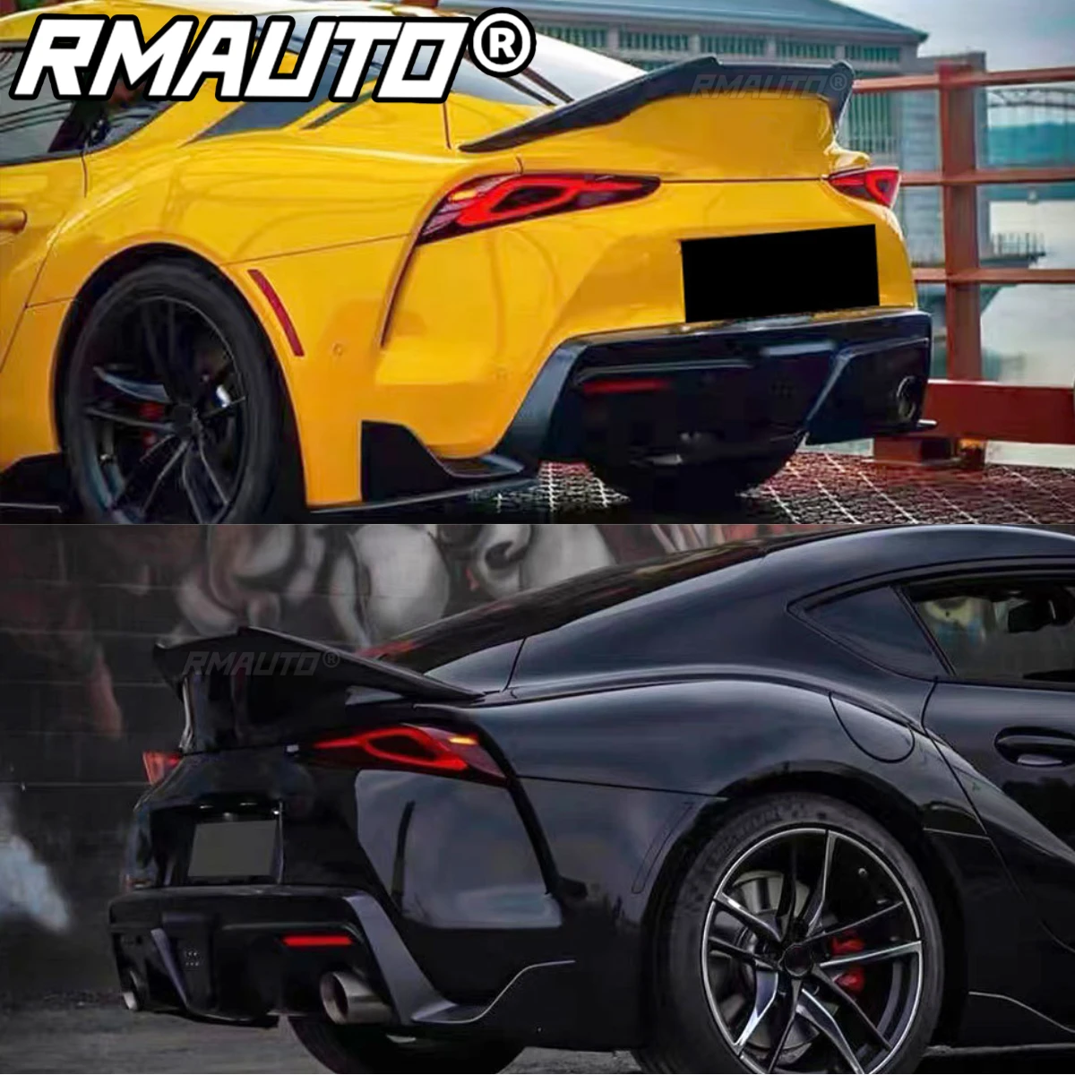 

Для Toyota Supra A90 A91 2019-2022 спойлер из натурального углеродного волокна автомобильные аксессуары