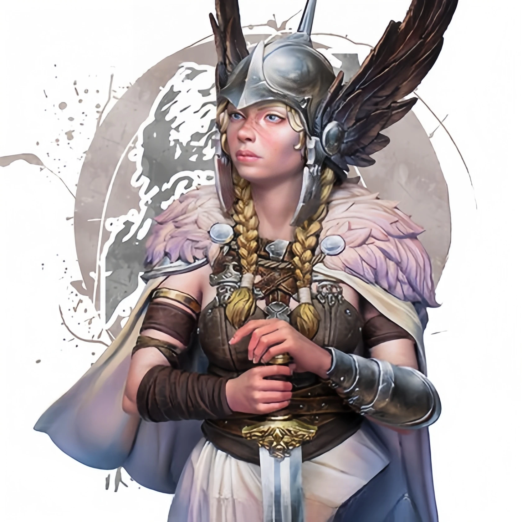 1/10 Модель бюста из смолы GK комплект в разобранном и неокрашенном виде