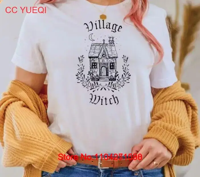 Рубашка Village Witch Базовая ведьма Футболка ведьмы Осенние рубашки