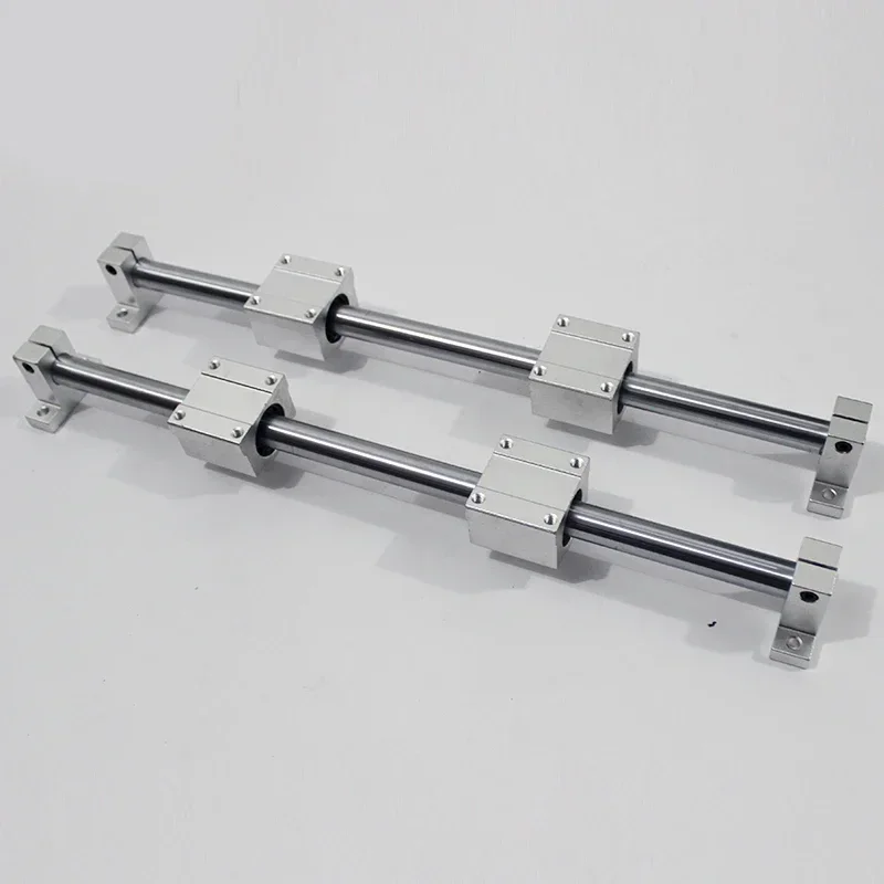 Линейный вал 2 шт. OD8/10/12/16 мм 300 400 500 800 4 SCS8/10/12/16UU линейные подшипниковые Блоки