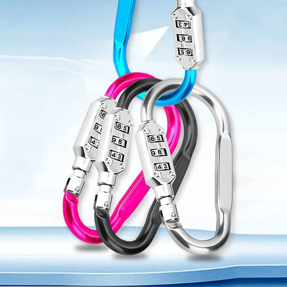 Многофункциональный 3-значный Комбинированный Замок универсальный карабин