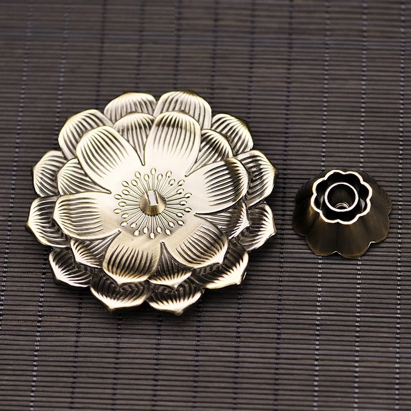 

Lotus Incense Burner Mild Aromatherapy Incense Holder Diffuser Home Fragranc Modern Buddha Quemador De Incienso Home Decoration