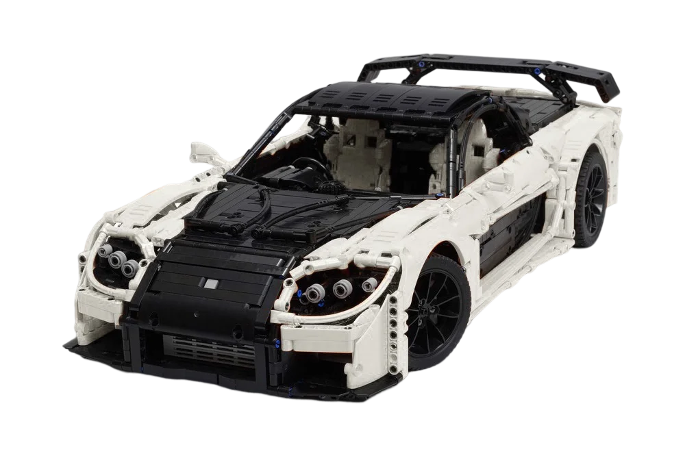 Дорожный гоночный блок строительный спортивный автомобиль сборка сделай сам