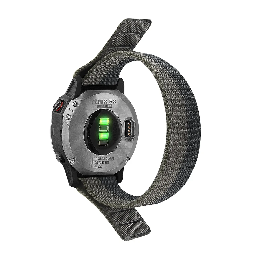 22mm 26mm Nylon Strap For Garmin forerunner 955 Solar 945 Fenix 7X Fenix 6 6X Pro 5X Plus/Enduro/Epix Gen 2 Watchband Bracelet