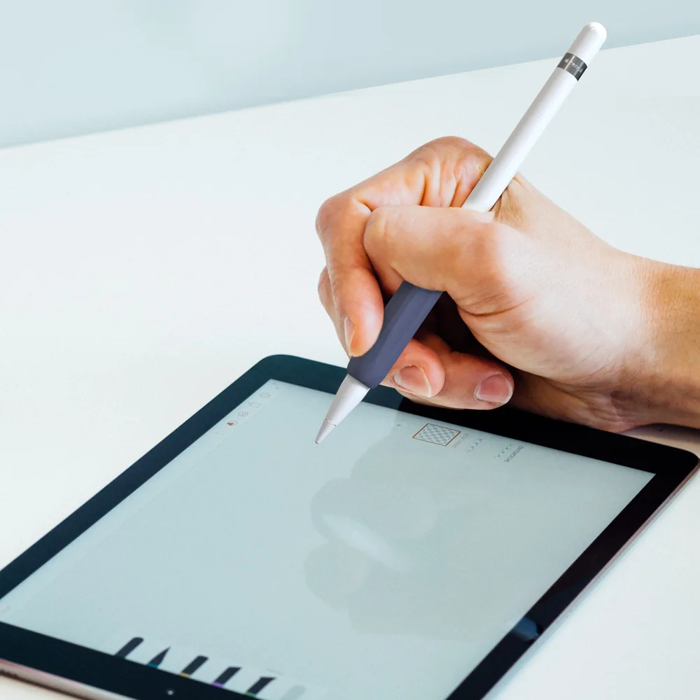 

Applicable Apple Pen Apple Pencil Protective Case Ipad Pen Grip Pen Cover 1/2 Generation Silicone Pen Cover Pen Grip