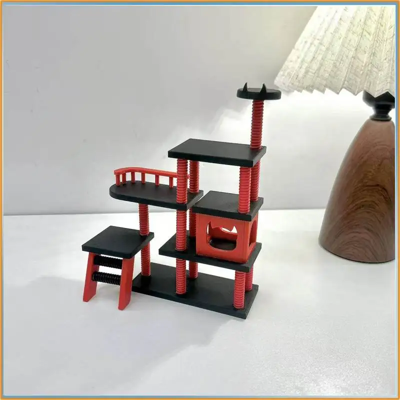 Фото 4-слойная подставка для милых миниатюрных фигурок, материал PLA, 3D-печать, требуется приобретение клея отдельно для самостоятельной сборки. №4