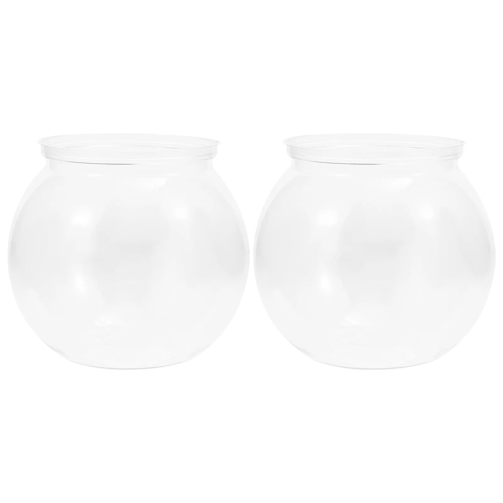 

2pcs Tanks Transparent Tanks Feeding Accessories Mini Tanks Small Tanks for Decor