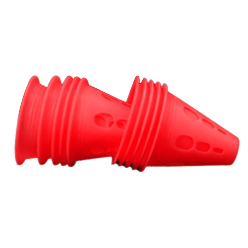 10 упаковок конусов-маркеров ловкости для тренировок на роликовых коньках набор