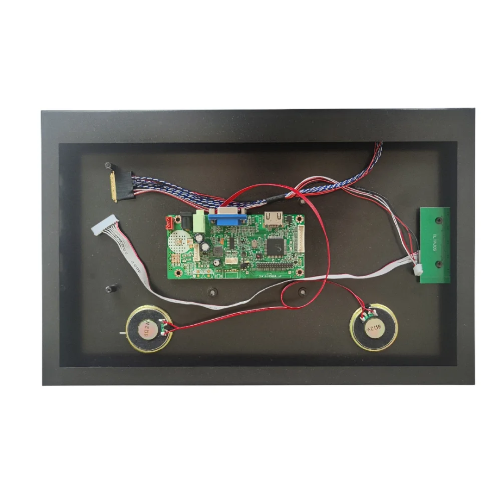 

58C Controller board + Metal alloy back cover case box VGA speaker HDMI-compatible kit for LP156WF1 LED LCD 1920X1080 panel DIY