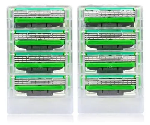 

8pcs/pack Men's Safety Razor Blades Face care Shaving blades Manual shaving Cassette for mach 3