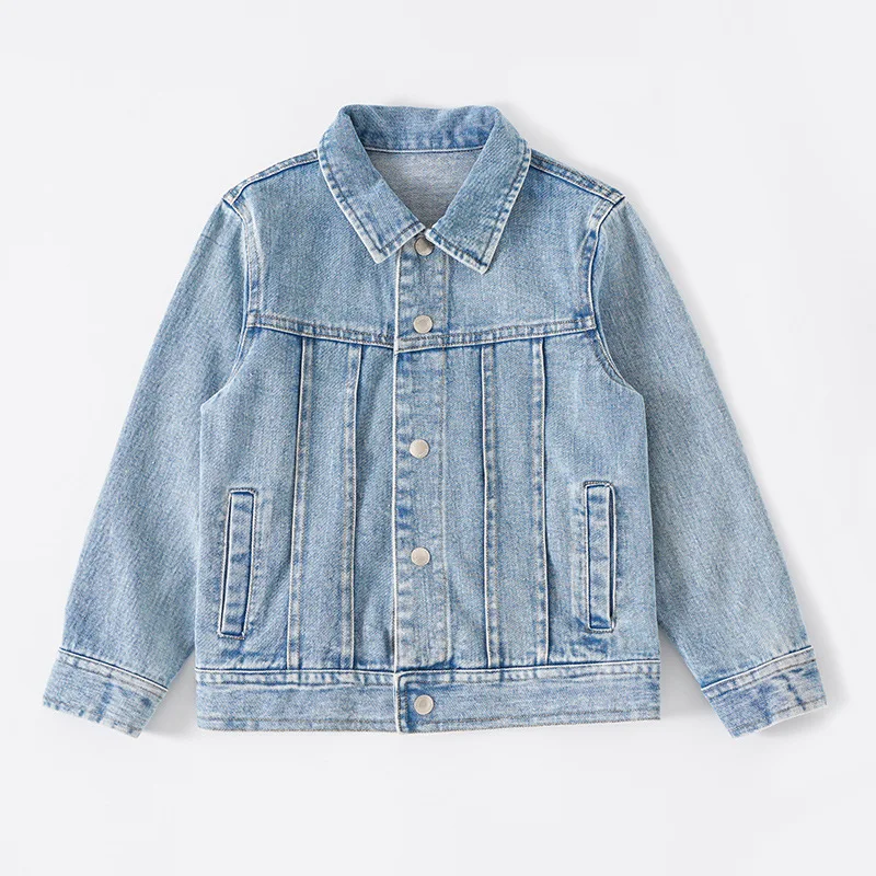 Детская джинсовая куртка сделай сам модная крутая в стиле панк детская одежда