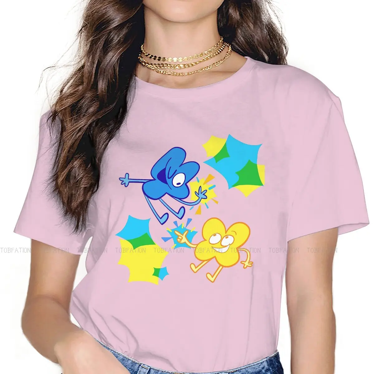BFB  Unique TShirt for Girl Battle for Dream Island BFDI 4 and X Creative 5XL  T Shirt Short Sleeve Hot Sale