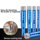 Алмазные сверла для сухого сверления, 681012 мм, с пайкой, резец для отверстий, коронка для гранита, мрамора, керамической плитки, для глазной сушки