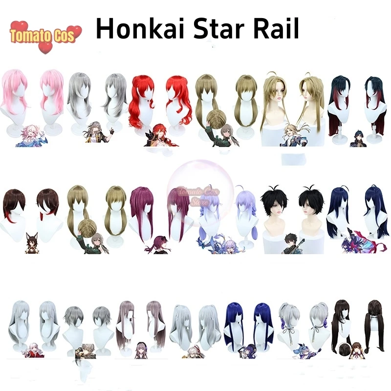 Парик для косплея Game Honkai Star Rail 7 марта Herta Himeko Pela Kafka Clara Natasha Trailblazer Wig Jing Yuan Yan Qing Wigs
