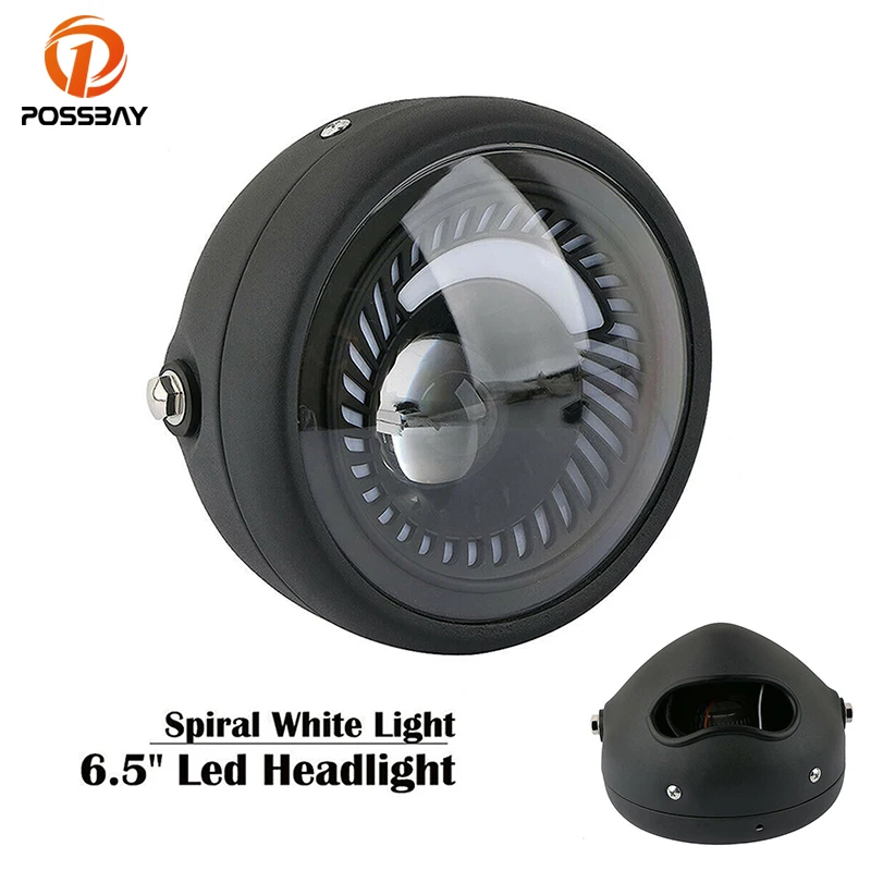 

Фара светодиодная круглая для мотоциклов, 6,5 дюйма, спиральные аксессуары