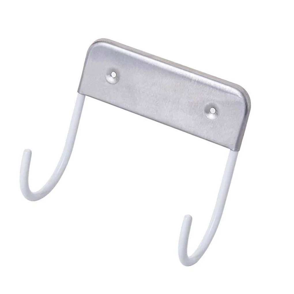 

Стеллаж для хранения из нержавеющей стали долговечная стойка для глажки двойные крючки практичный держатель для шкафа поставки