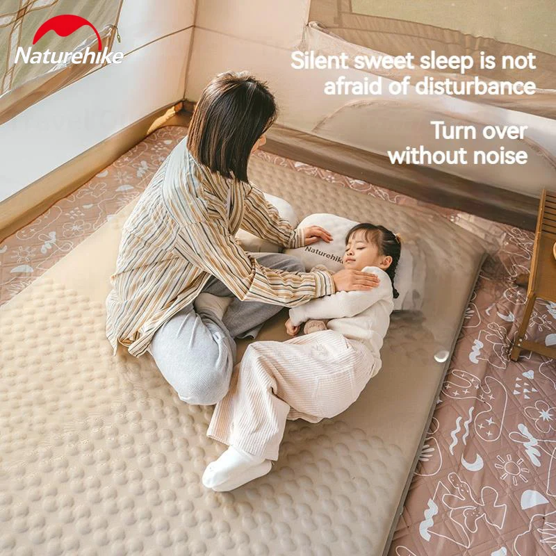 Naturehike C6.5 Кемпинг Автоматическая надувная подушка Самонадувающийся коврик