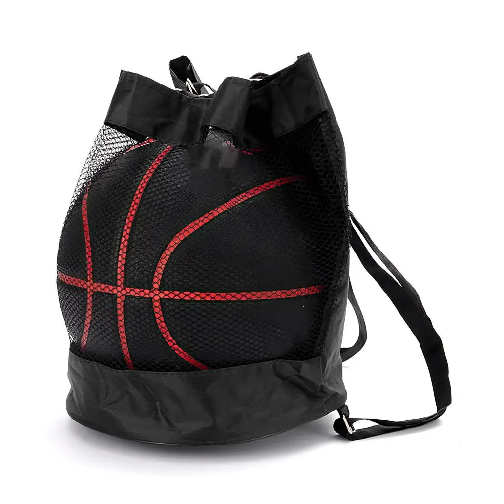 

Basketball Bag Clothes Mesh with Adjustable Belt Volleyball Backpack