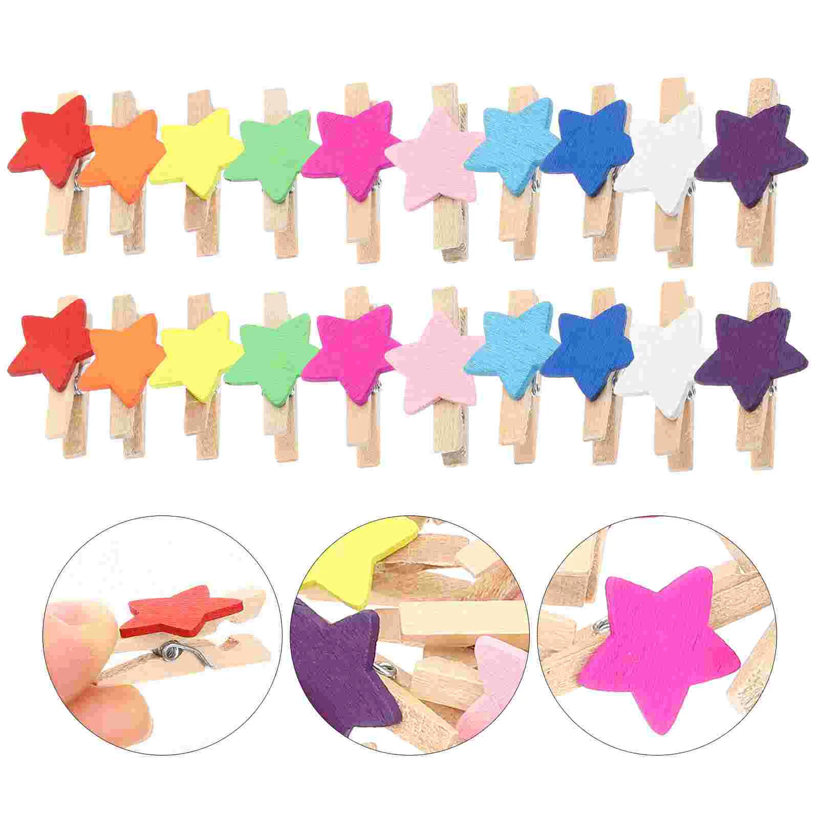 

Photo Clip Clips Woodpeg Clothespins Mini Craft Wooden Pin Pictures Displaydiy Tiny Clothes Jute Twine Paper Wall Laundry