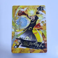naruto anime figures cards uzumaki naruto cp collectible cards bronzing barrage flash card table toys gifts for children