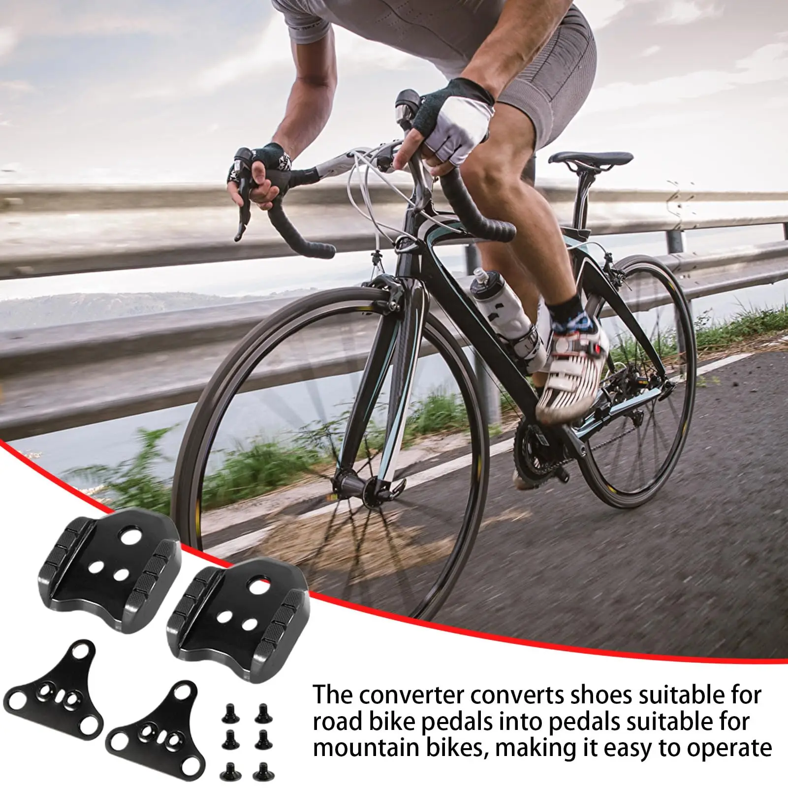 Адаптер для дорожного велосипеда с тремя отверстиями