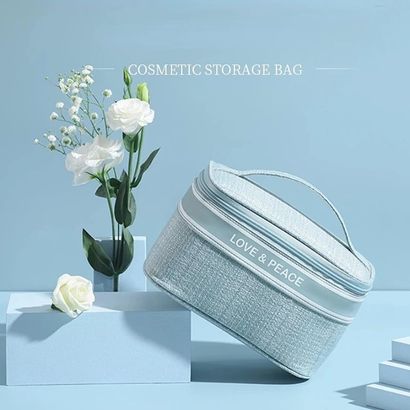 

Toiletries Organizer Storage Bags Portable Women Makeup Bag Cosmetic Cases Zipper Wash Beauty Pouch Travel Cosmetic Bag Neceser