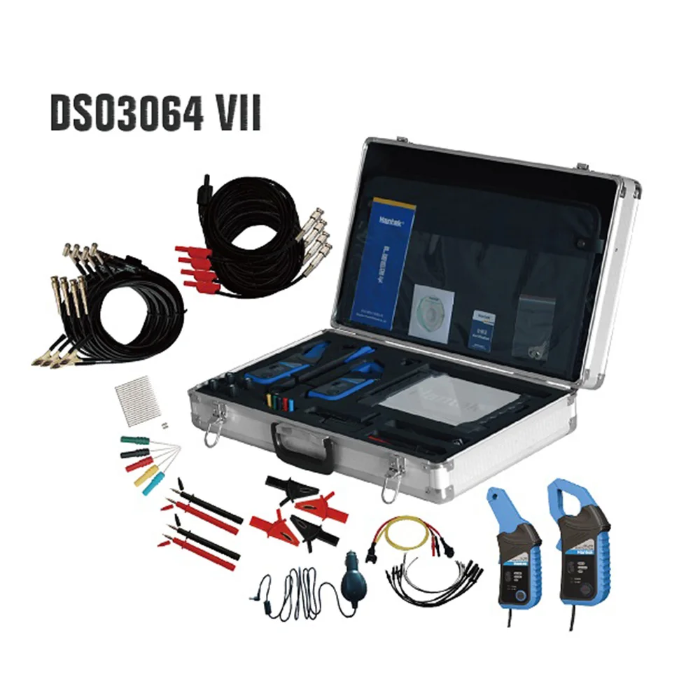 

Hantek DSO3064-VII 60MHz 4 channel Automotive Diagnos Oscilloscope Kit USB Portable Oscilloscope 10k-16m Memory Depth