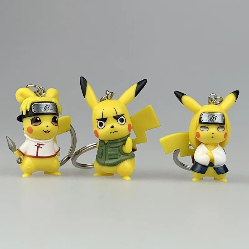 Покемон Аниме Пикачу Косплей Рок Ли Тентен Хьюга Неджи ПВХ мягкий резиновый