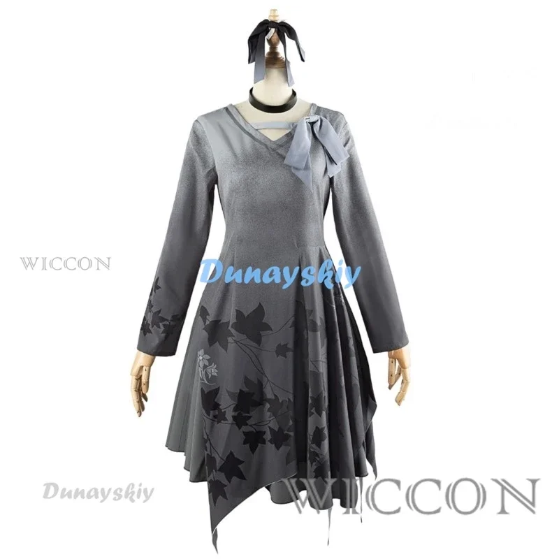 Цветная сцена! Asahina Mafuyu Косплей Платья и парик 25 ночной шнур собственные парики