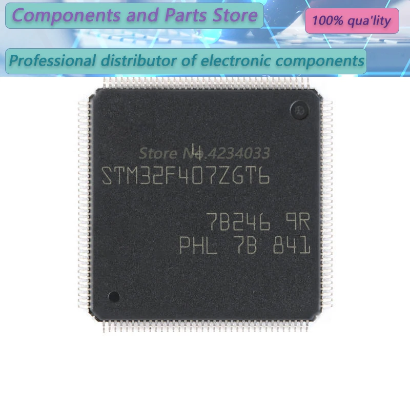 

STM32F407VET6 STM32F407ZGT6 STM32F407VGT6 STM32F407IGT6 STM32F407ZET6 IGH7 ZET7 IEH6 VGT7 и другая новая плантация