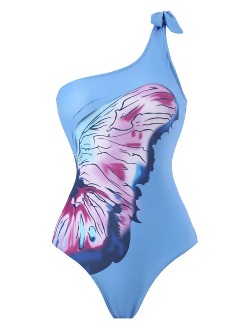 

Vintage Women Swimwear Swimsuit Cover Up Sheer Skirt Print Beach Wrap Bikini For Swimwear Mesh Drawstring Cover-up Skirt