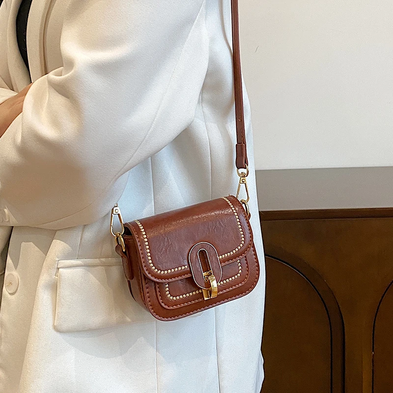 2023 Vintage Brand Designer Small Flap Handbag And Purse For Women Shoulder Crossbody Bags 2023 New High Quality Messenger Bags