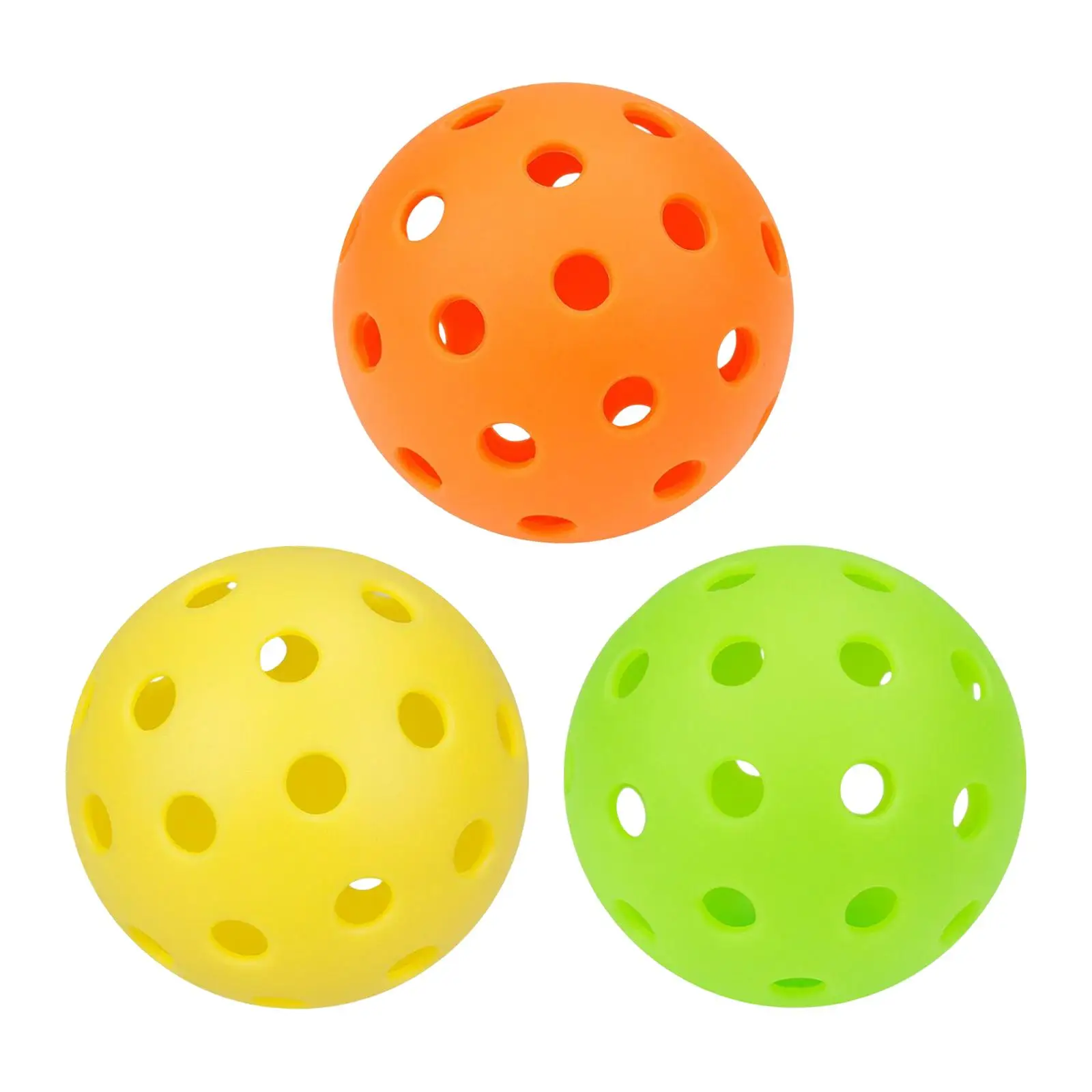 S Airflow Hollow Durable Sports Ball With Holes Practice Golf Balls For Backyard Home Use Kids Men Women Swing Training