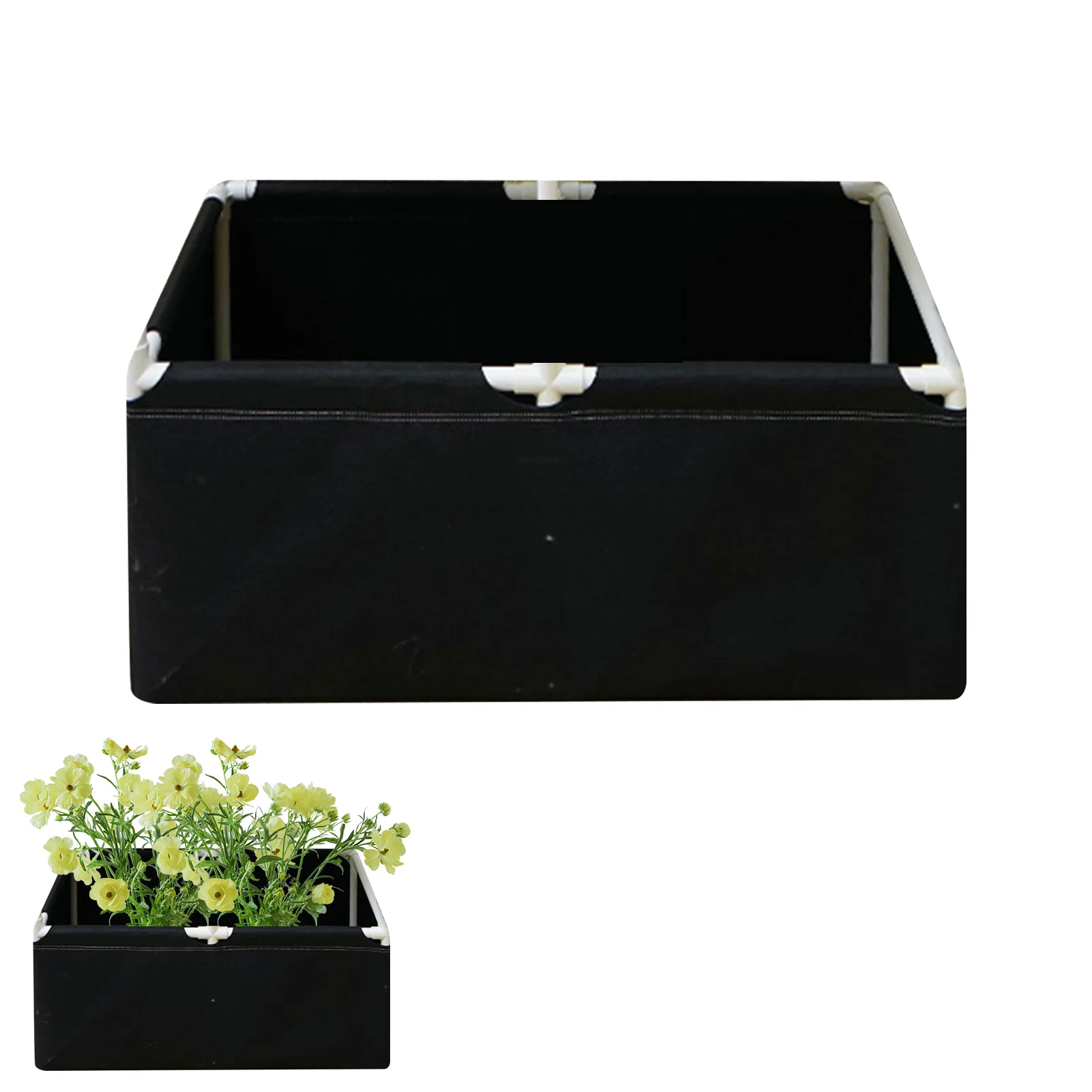 

Garden Bags To Grow Vegetables Herb Flower Vegetable Plants Bed Rectangle Planter Garden Grow Bags For Plants Flowers And