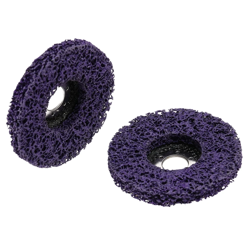 LBER 2 Pack- 4 1/2 Inch(115Mm) X 7/8 Inch Stripping And Clean Disc For Angle Grinders -Removes Rust,Strips Paint,Cleans Welds