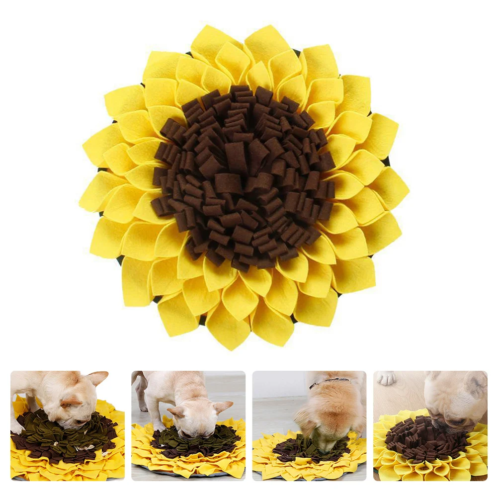 

Mat Snuffle Dog Puppy Foraging Feeding Blanket Toy Sniffle Pad Pet Sniff Accessory Wear Dispenser Resistant Household Hideout