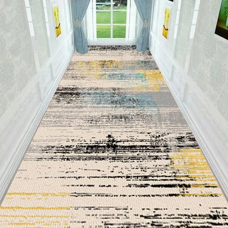

Modern Luxury Long Corridor Carpets Hallway Decoration Home Carpets for Living Room Large Bedroom Floor Mats Carpet Runner