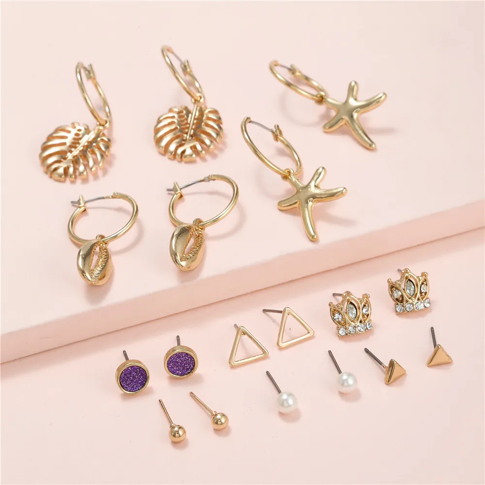 Модная простая креативная Высококачественная Геометрическая Звезда в Корейском