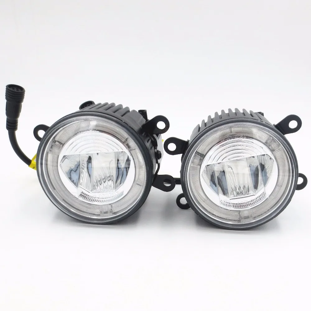 Противотуманные светодиодные дневные ходовые огни 90 мм для Peugeot Renault Suzuki Sction Alfa