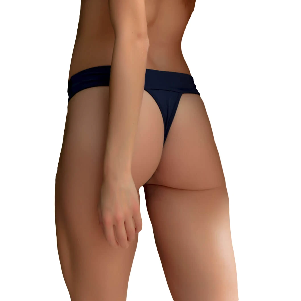 Women High Waist Bikini Bottoms Swimwear Plus Size Thong Sexy Black Brazilian Cheeky Swimsuit Biquini Bahting Suits Street Style