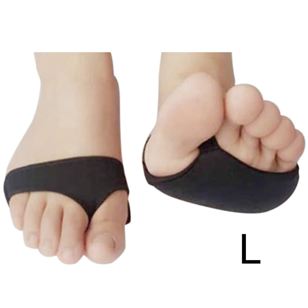 

2 Holes Toes Inserts Socks Protection Forefoot Pad Thicken Rubber High Heels Pain Relief Valgus Orthopedic Cushion Anti Slip