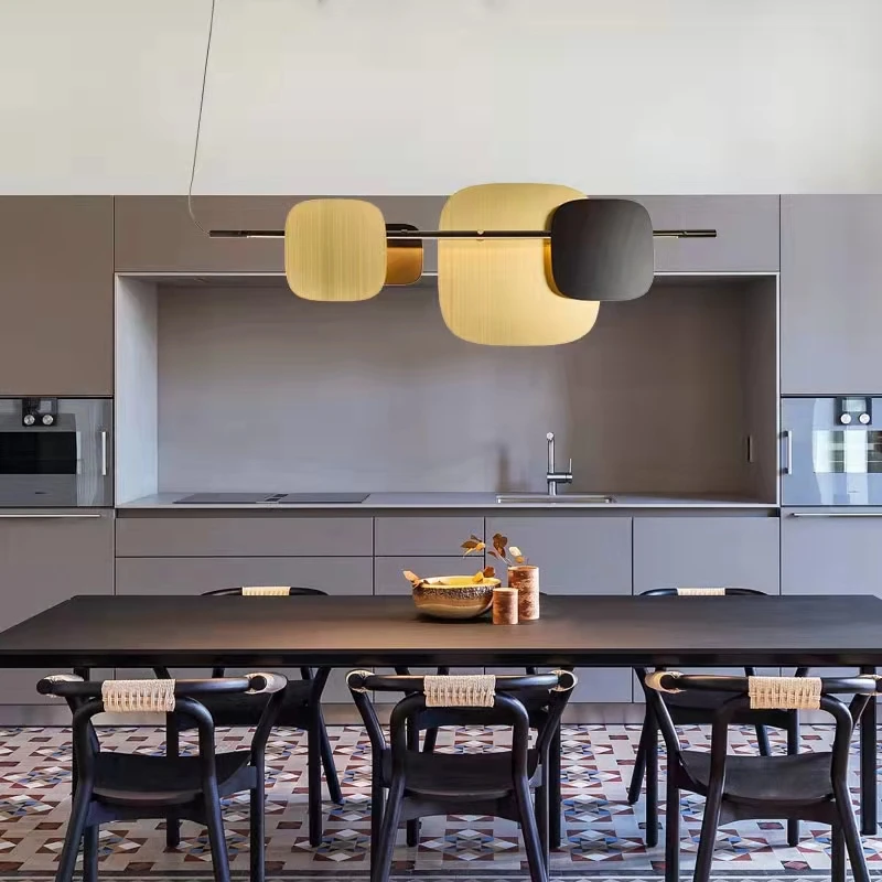 

Led Art Chandelier Pendant Lamp Ceiling Light Dining minimalist luxury living simple modern study bar table long