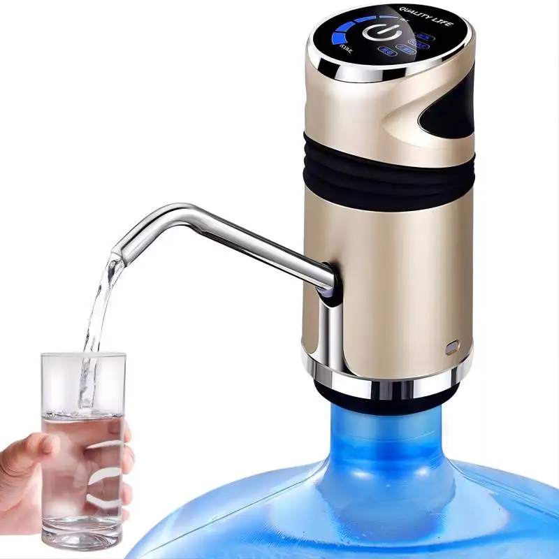 

Luxus Food Material USB Rechargeable Bottle Water Pump Dispenser Durable 1200mah Battery 5 Gallon Electric Auto Dispensing Pump