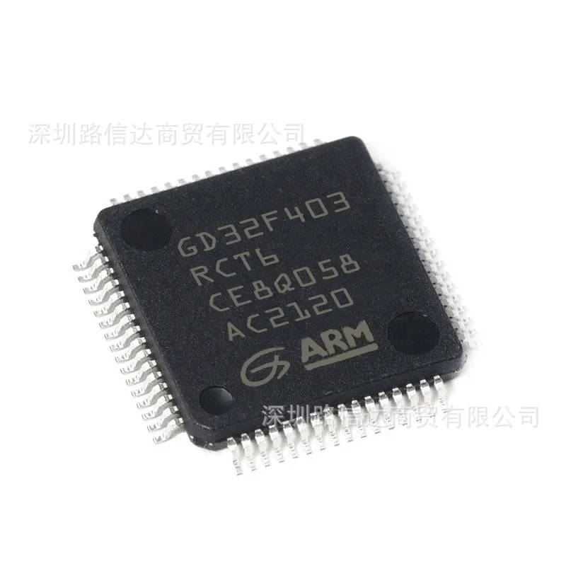 100% New Original GD32F403RCT6  Single Chip MCU ARM32-bit Microcontroller IC Chip LQFP-64 New Original