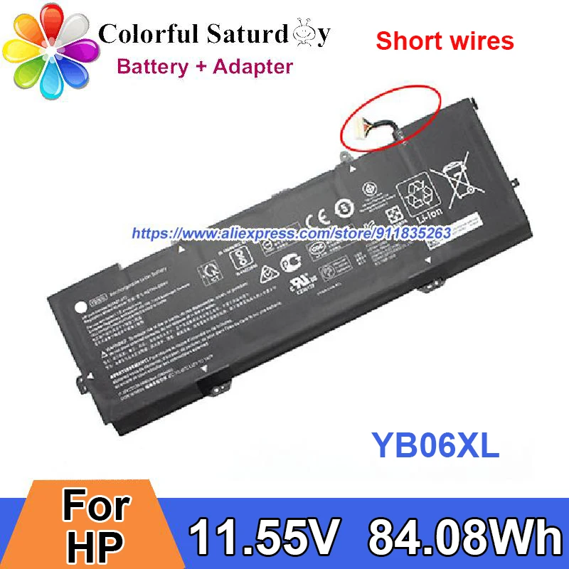

Оригинальный аккумулятор YB06XL, телефон, планшетофон YB06084XL для ноутбука HP Spectre X360 15 2018 SPECTRE X360 Cabrio 15 Series