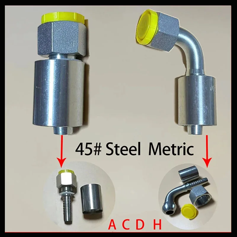 Гибкие фитинги для гидравлических шлангов M10-42 из углеродистой стали ...