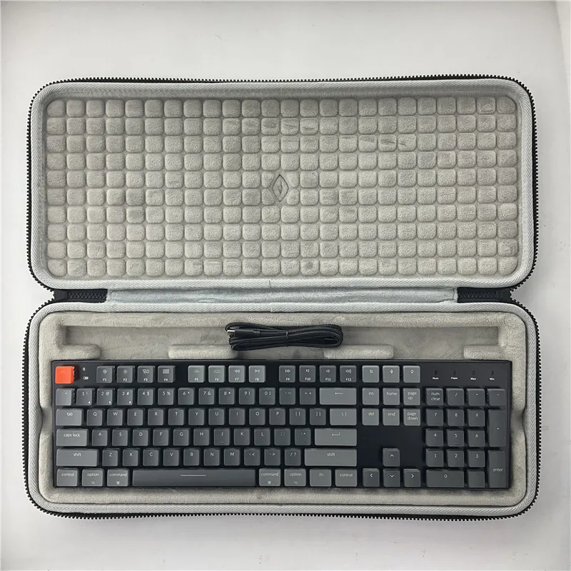 New Portable Hard Carrying Case for Keychron K1 Bag Keyboard 87 Key Box 104 Key Storage Box Anti-fall Anti-pressure