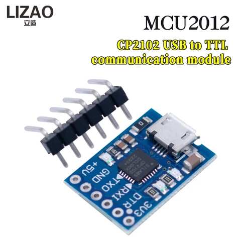 MCU2012 CP2102 MICRO USB to UART TTL Module 6Pin Serial Converter UART STC Replace FT232 NEW for Arduino