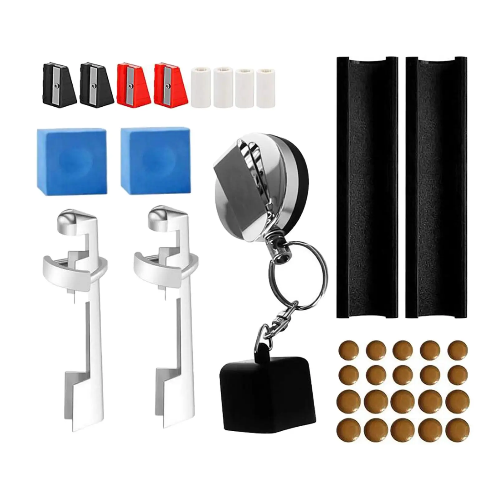 

35x Pool Cue Repair Kit for Beginners Billiard Table Enthusiasts Billiards